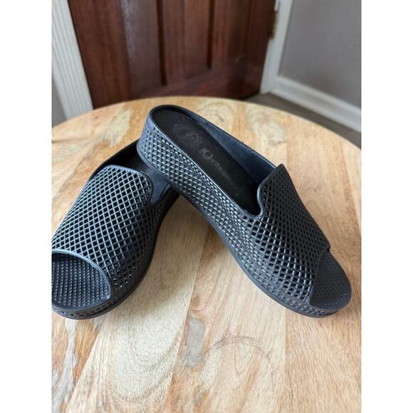 Jeffrey Campbell Fling Rubber Jelly Slide Sandals Women Size US 7 EU 38 - Picture 2 of 8